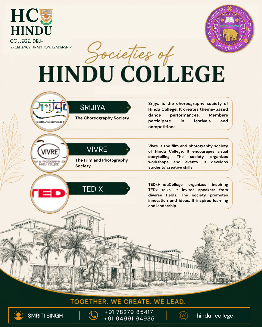 Hindu College Society Poster 13